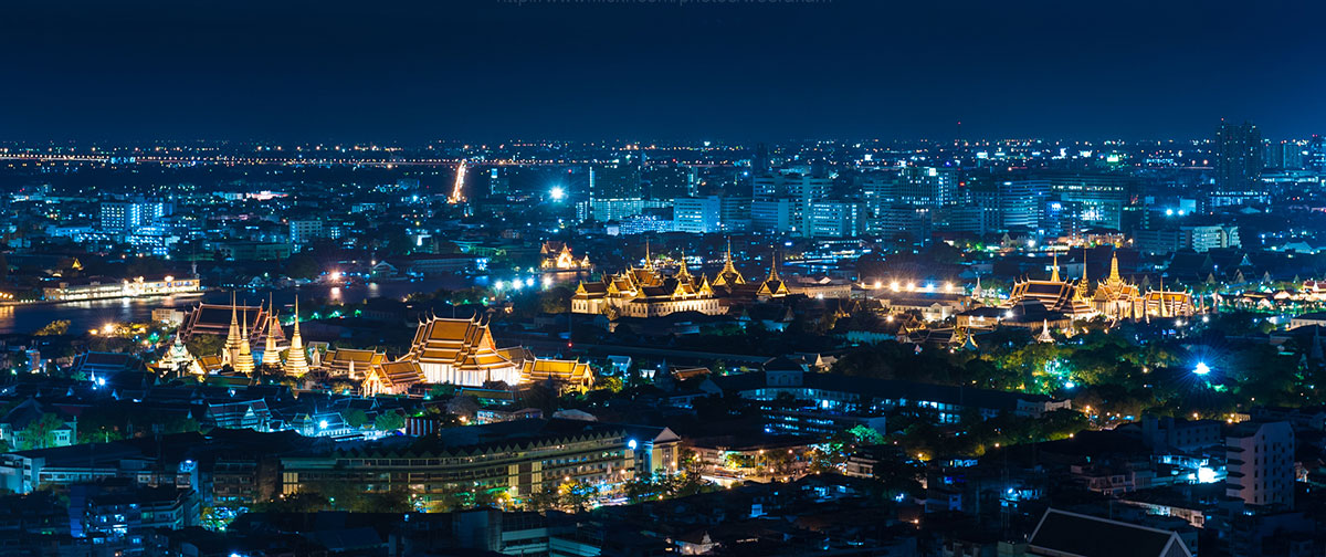 The view of Bangkok