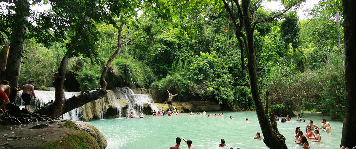 Luang Prabang – Kuang Si Waterfalls